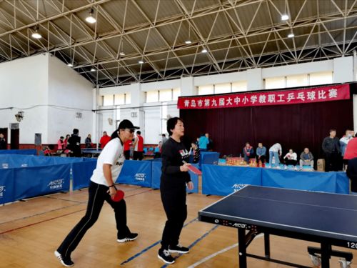 祝賀我校榮獲市第九屆大中小學(xué)教職工乒乓球比賽團(tuán)體第三名